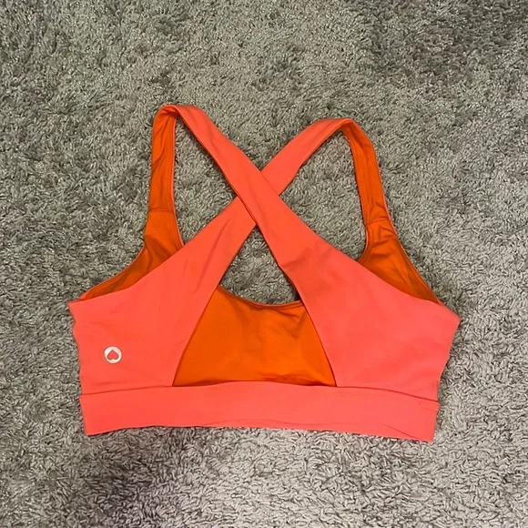 NWOT Orange Sports Bra & Leggings Set - Picture 3 of 7